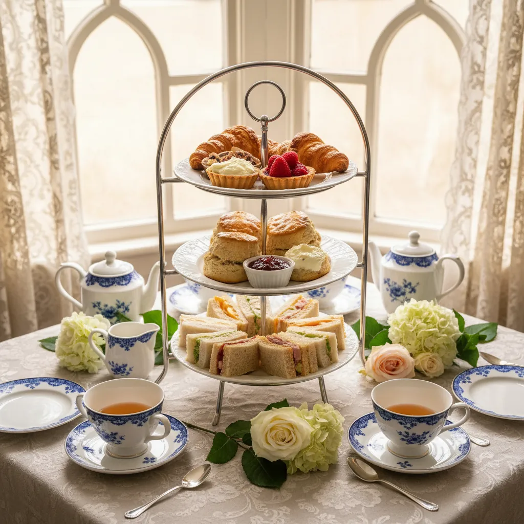 High Tea opstelling bij Tante Zas